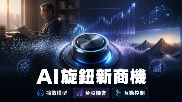 把擴散模型做成「天線旋鈕」：互動去噪如何從藝術概念走向商業落地的台股機會