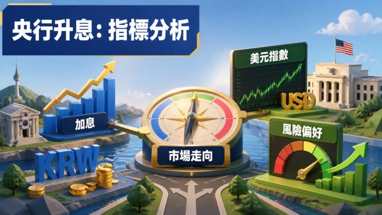 韓國央行再加息：看懂美元指數與風險偏好兩大指標，才不會追錯市場走向
