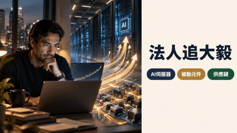 跟著法人籌碼進場:AI 伺服器帶動被動元件供應鏈翻身,大毅 2478 主力買超的三大關鍵指標