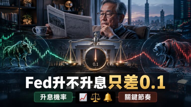 Fed升不升息只差0.1%:用2個避險×輪動訊號精準掌握台股下週關鍵節奏