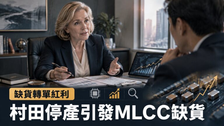 村田停產引發MLCC缺貨潮:破解高階vs標準品獲利差異,誰能真正吃到轉單紅利?