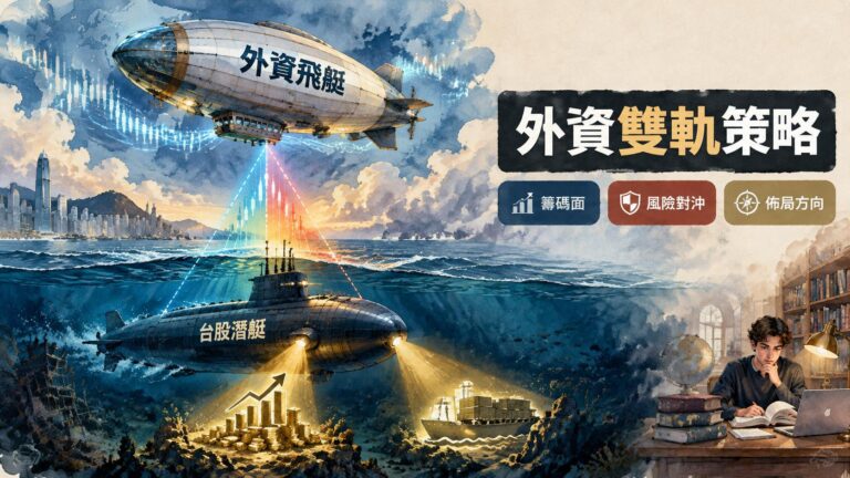 外資飛艇vs台股潛艇：用籌碼溫度三角測量風格切換信號