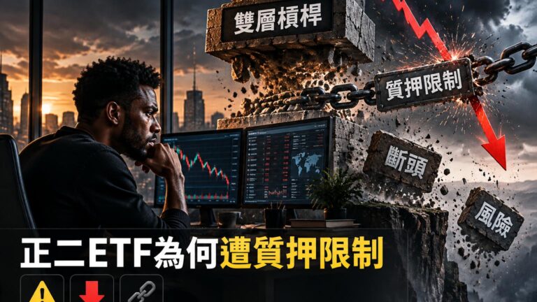 正二ETF為何遭質押限制？揭露風控差異，破解2層槓桿斷頭陷阱