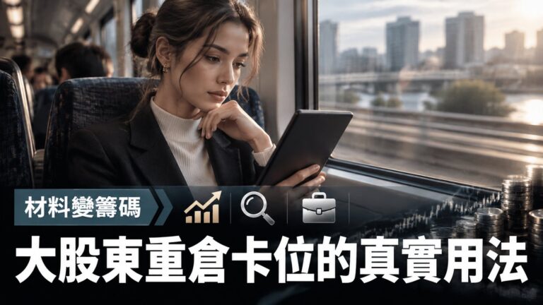 大股東重倉卡位的真實用法：看華立(3010)如何把材料變成籌碼