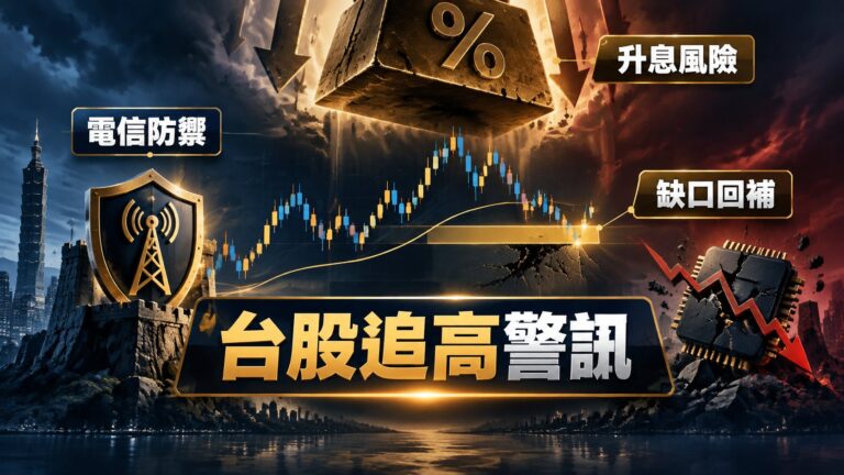 升息不明、缺口回補，台股 46,500～46,700 點為何不宜追高——電信防禦 vs 電子股風險剖析