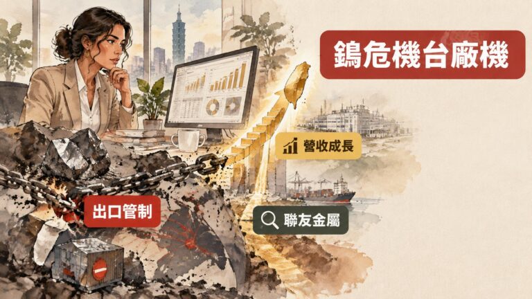 聯友金屬月營收 YoY +852.6% 連 3 月加速：全球鎢供應缺口如何重塑台灣廠商地位