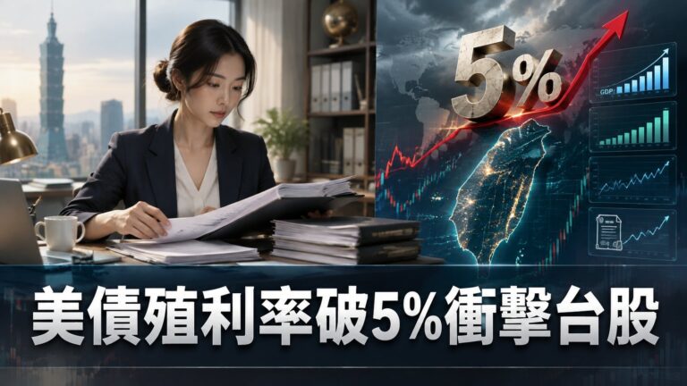 美債殖利率破5%衝擊台股：GDP成長、企業獲利、匯率三大指標決定投資機會